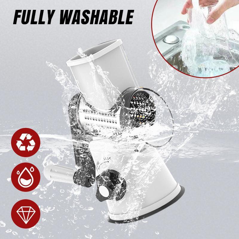 SliceForge – Multifunctional Manual Rotary Grater & Chopper – image 6