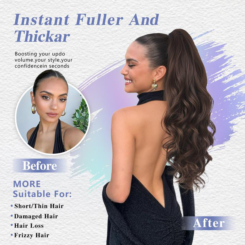 LunaLocks – Glamorous Wave Ponytail Extension – image 3