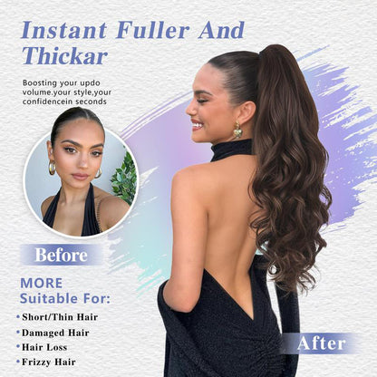 LunaLocks – Glamorous Wave Ponytail Extension – image 3