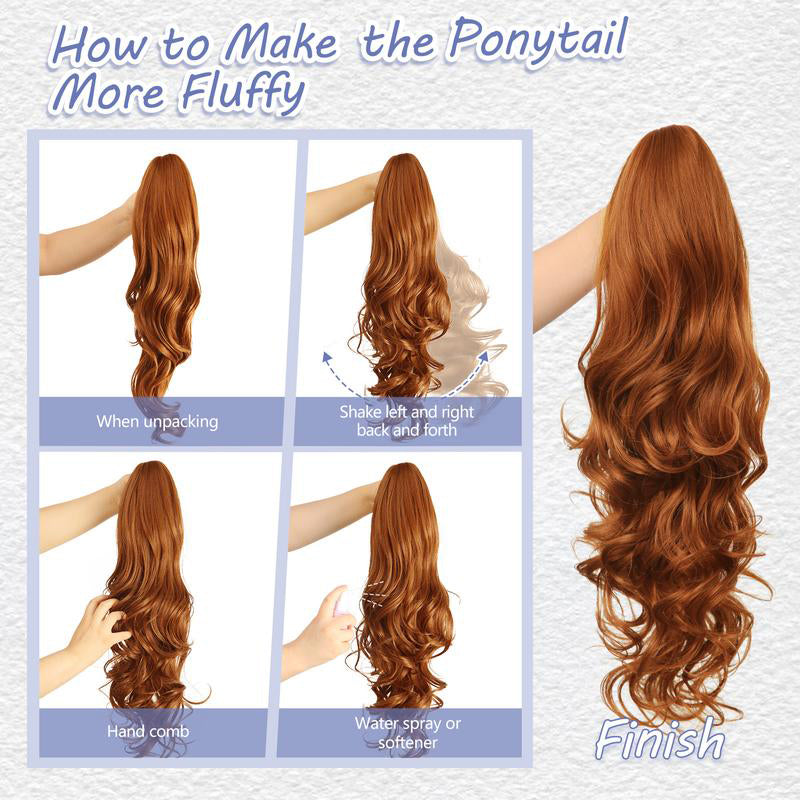 LunaLocks – Glamorous Wave Ponytail Extension – image 7