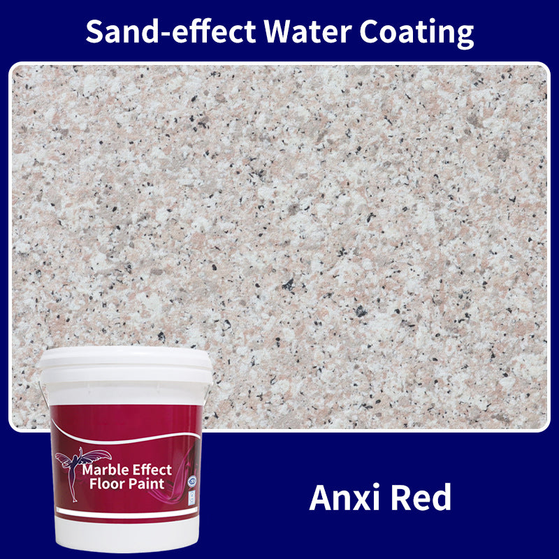 CrystalCoat – Premium Epoxy Floor Finish – (Sand-effect Water Coating) Anxi Red / 1 Barrel