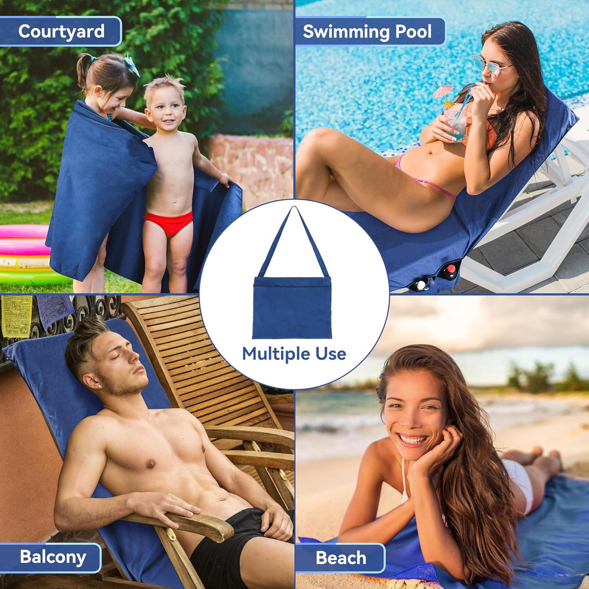 CoastGuard - Luxury OHS Sun Lounger Towel – image 6