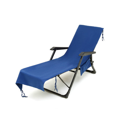 CoastGuard - Luxury OHS Sun Lounger Towel – Navy blue