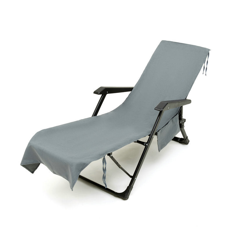 CoastGuard - Luxury OHS Sun Lounger Towel – Gray