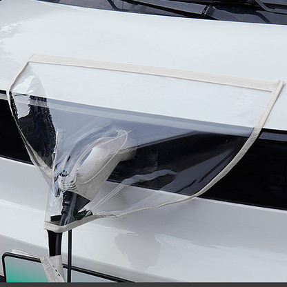ChargeShield – Magnetic EV Charging Port Protector – White