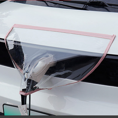 ChargeShield – Magnetic EV Charging Port Protector – Pink