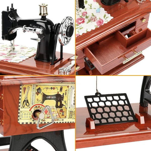SewMelody – Wooden Sewing Machine Music Box – image 3