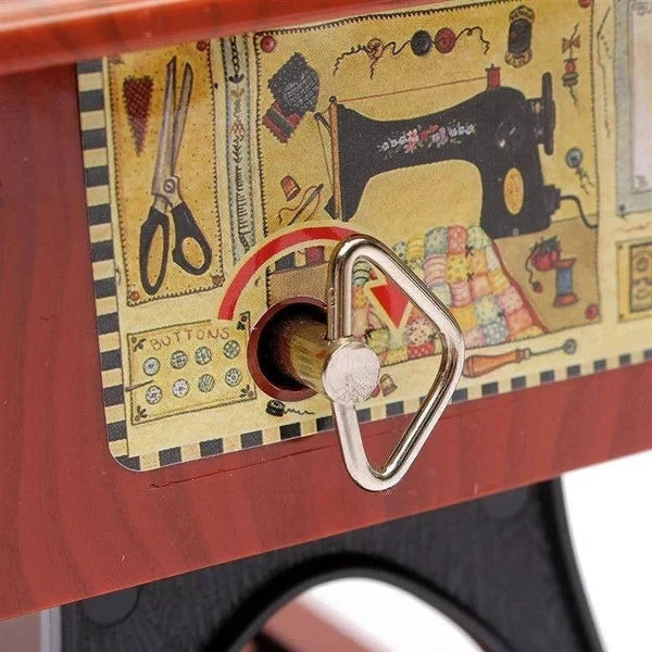 SewMelody – Wooden Sewing Machine Music Box – image 5