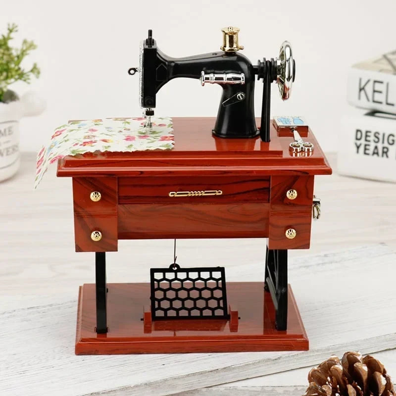 SewMelody – Wooden Sewing Machine Music Box – image 11