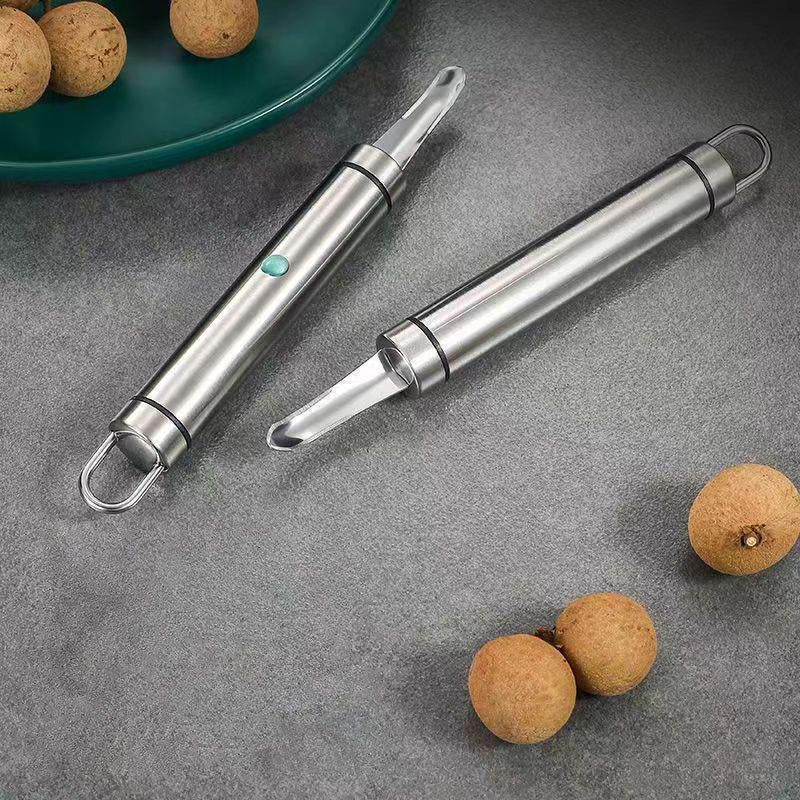 FruitFlow Corer – Easy Prep Kitchen Essential – Silver / Buy 1