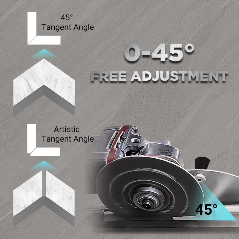 TileTrim | Precision 45-Degree Chamfering Tool – Angle Grinder Stand / BUY 1