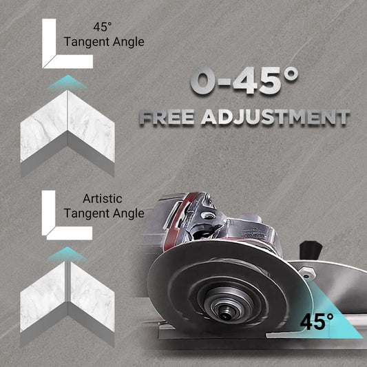 TileTrim | Precision 45-Degree Chamfering Tool – Angle Grinder Stand / BUY 1