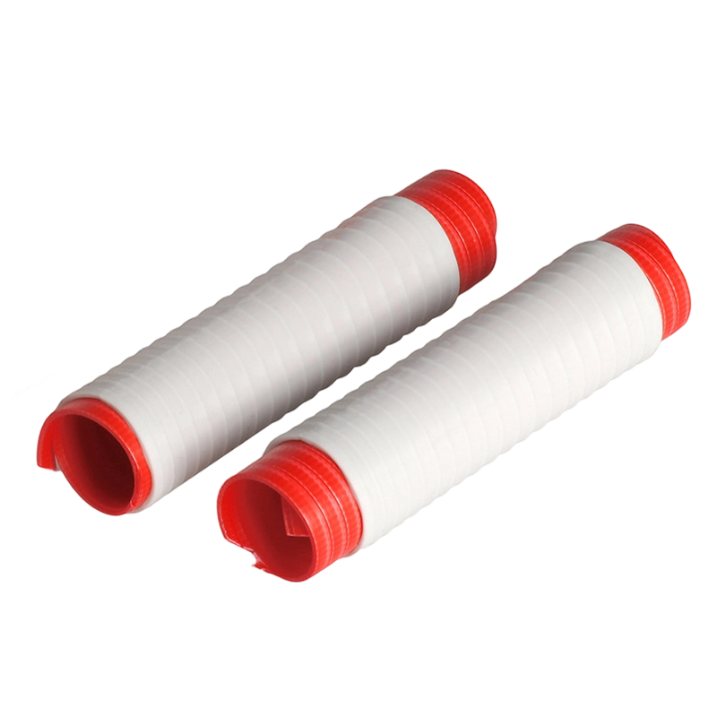 AirCushion Grip – Anti-Fatigue Bike Handles – White / Brake Lever Covers (1 Pair)