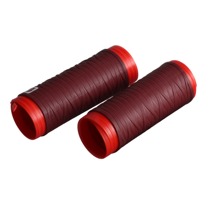 AirCushion Grip – Anti-Fatigue Bike Handles – Dark Red / Handlebar Covers (1 Pair)