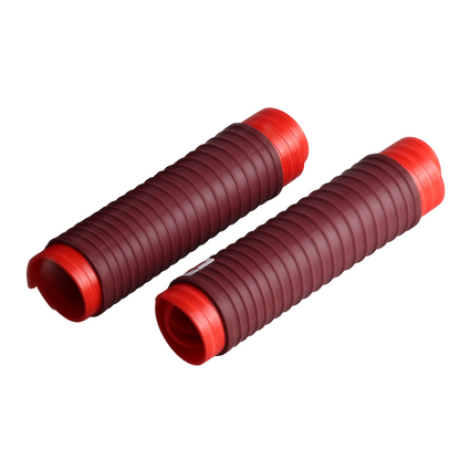 AirCushion Grip – Anti-Fatigue Bike Handles – Dark Red / Brake Lever Covers (1 Pair)