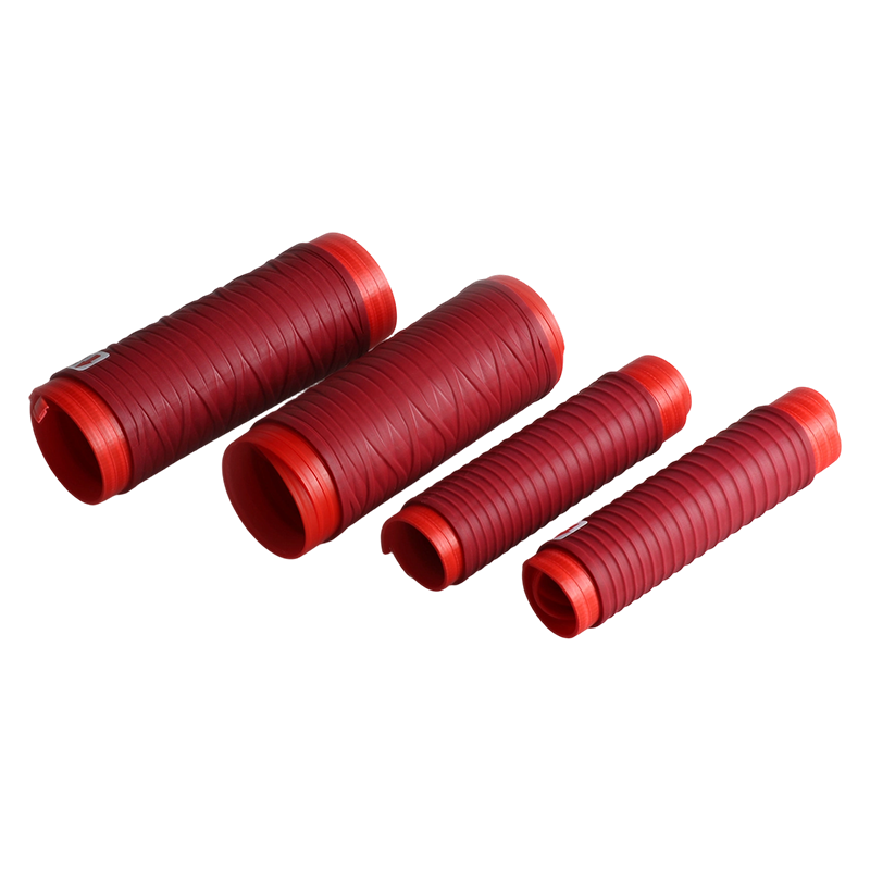 AirCushion Grip – Anti-Fatigue Bike Handles – Red / Brake Lever Covers (1 Pair) + Handlebar Govers (1 Pair)