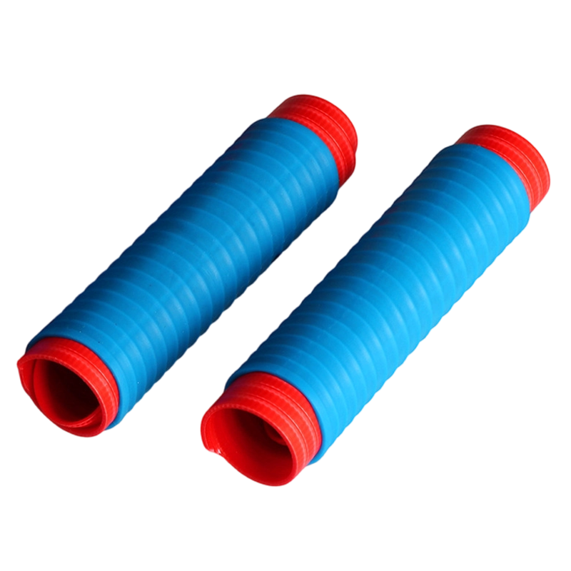 AirCushion Grip – Anti-Fatigue Bike Handles – Blue / Brake Lever Covers (1 Pair)