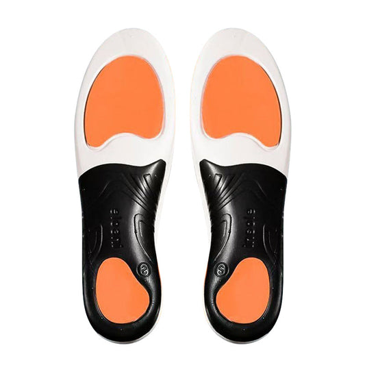 ShockRelief - Sports Shock Absorbing Insoles with Arch Support – Orange / EU35/UK 3.5 / Buy 1 Pair