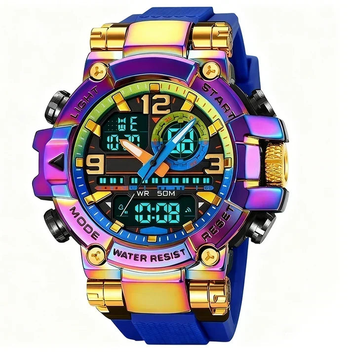 AquaTime – Waterproof LED Digital Watch – Blue