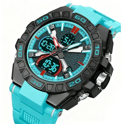 AquaTime – Waterproof LED Digital Watch – Light blue