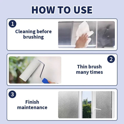 CrystalMist – Waterproof Frosted Window Privacy Paint – image 3