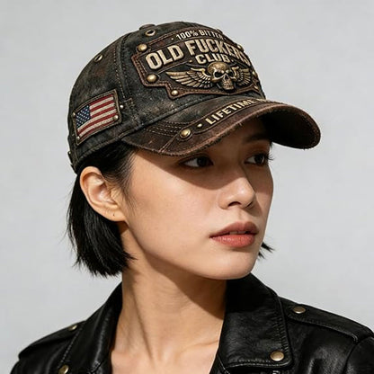UrbanRebel – Washed Retro Statement Hat – image 7