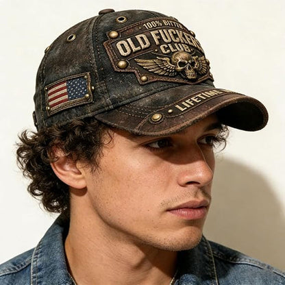 UrbanRebel – Washed Retro Statement Hat – image 6