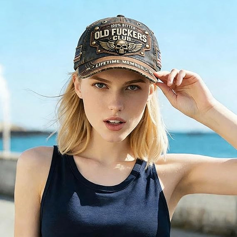 UrbanRebel – Washed Retro Statement Hat – image 2