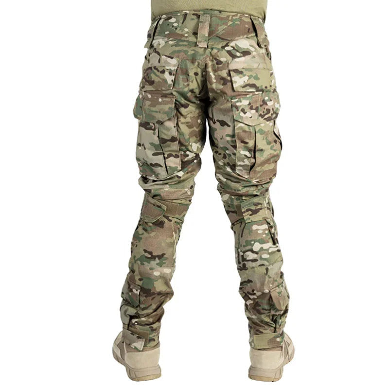 RangerPro – Flexible Cargo Pants for Extreme Conditions – Camo-Khaki / S（30-33W）