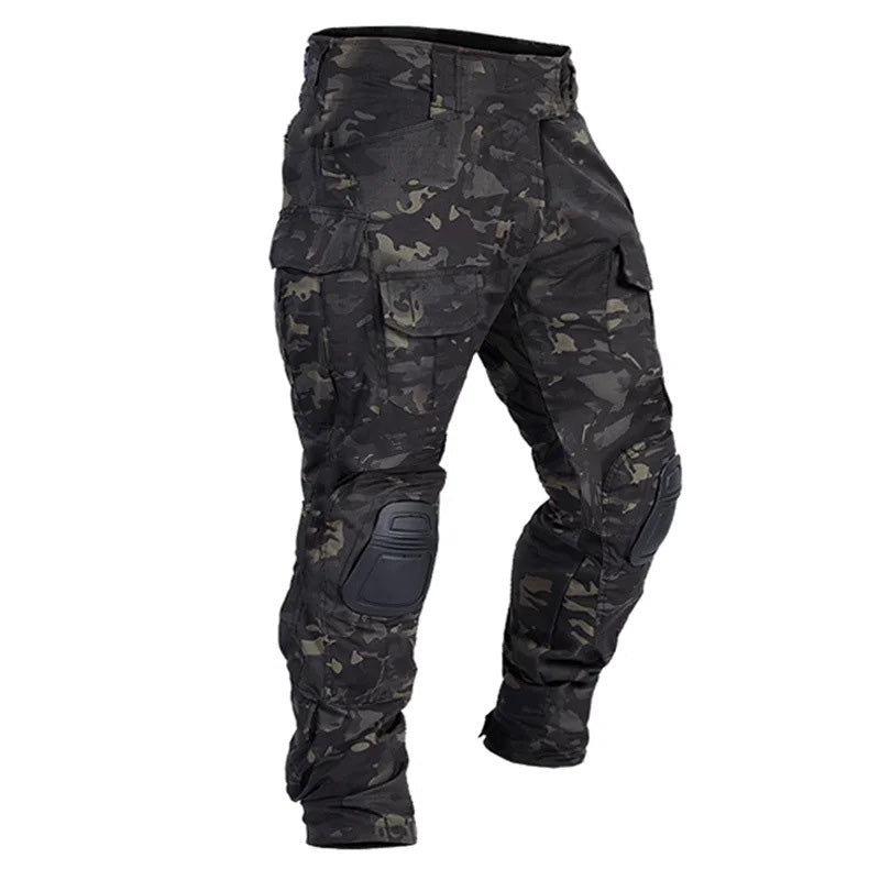 RangerPro – Flexible Cargo Pants for Extreme Conditions – Camo-Black / S（30-33W）