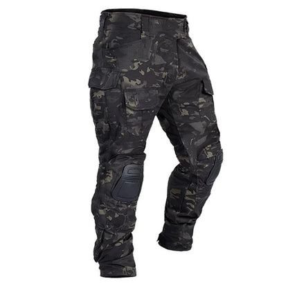 RangerPro – Flexible Cargo Pants for Extreme Conditions – Camo-Black / S（30-33W）