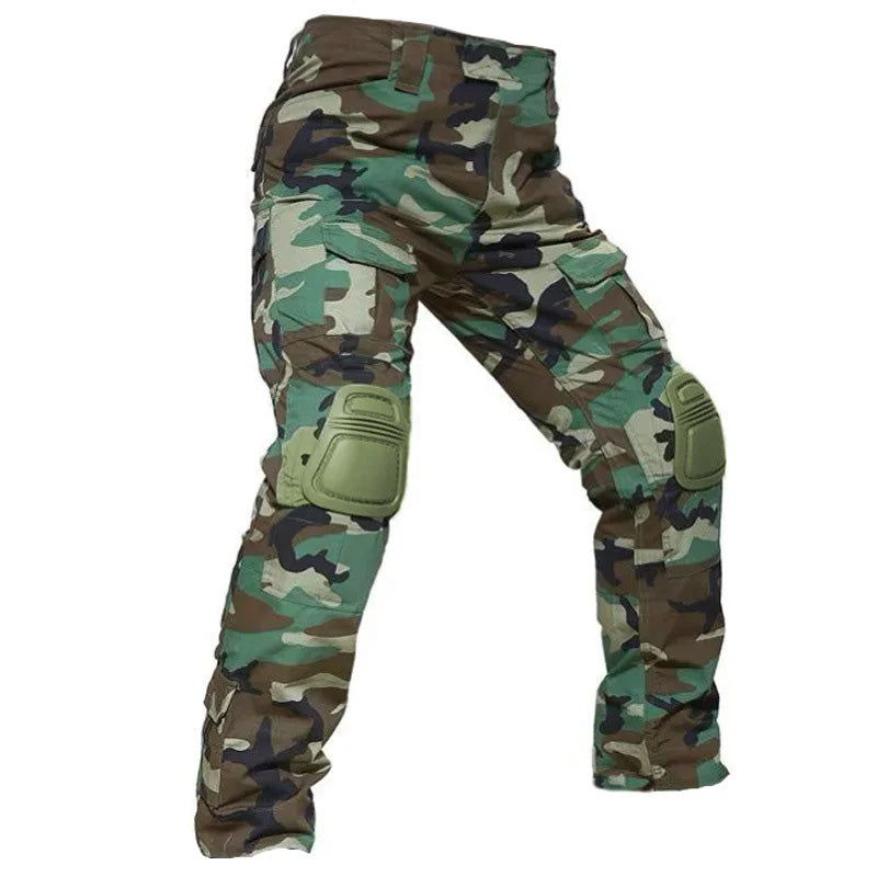 RangerPro – Flexible Cargo Pants for Extreme Conditions – Camo-Green / S（30-33W）