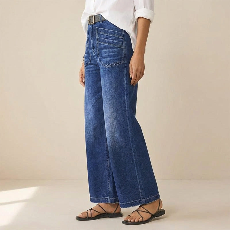 SculptFit – Tummy Control Wide-Leg Jeans – image 9