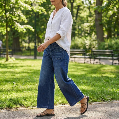 SculptFit – Tummy Control Wide-Leg Jeans – image 14