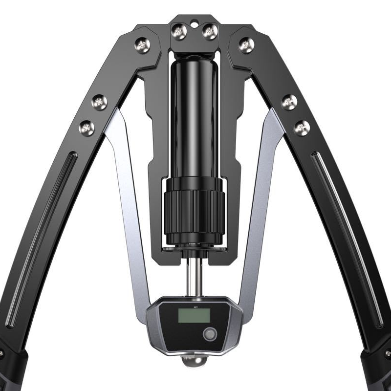 PowerFlex – Adjustable Hydraulic Arm Strength Trainer – Gray-black / Upgrade with Counter