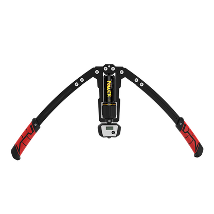 PowerFlex – Adjustable Hydraulic Arm Strength Trainer – Red-black / Upgrade with Counter