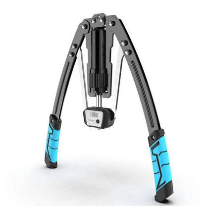 PowerFlex – Adjustable Hydraulic Arm Strength Trainer – Blue-black / Upgrade with Counter