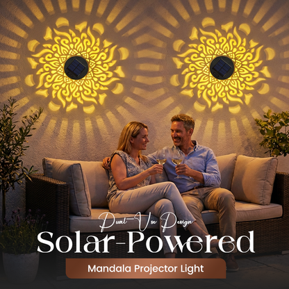 SunMandala – Warm Amber Projection Lamp – Buy 2
