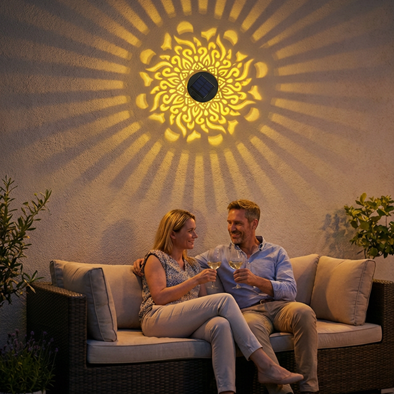 SunMandala – Warm Amber Projection Lamp – Buy 1