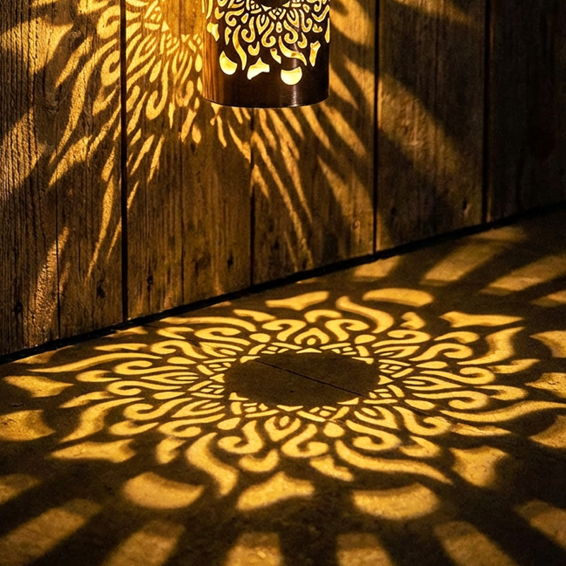 SunMandala – Warm Amber Projection Lamp – image 7
