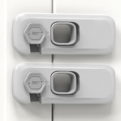SafeLatch – Child Proof Refrigerator Lock – Grey*2