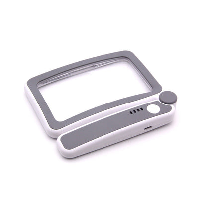 VisionEase – Lighted Reading Magnifier – Gray