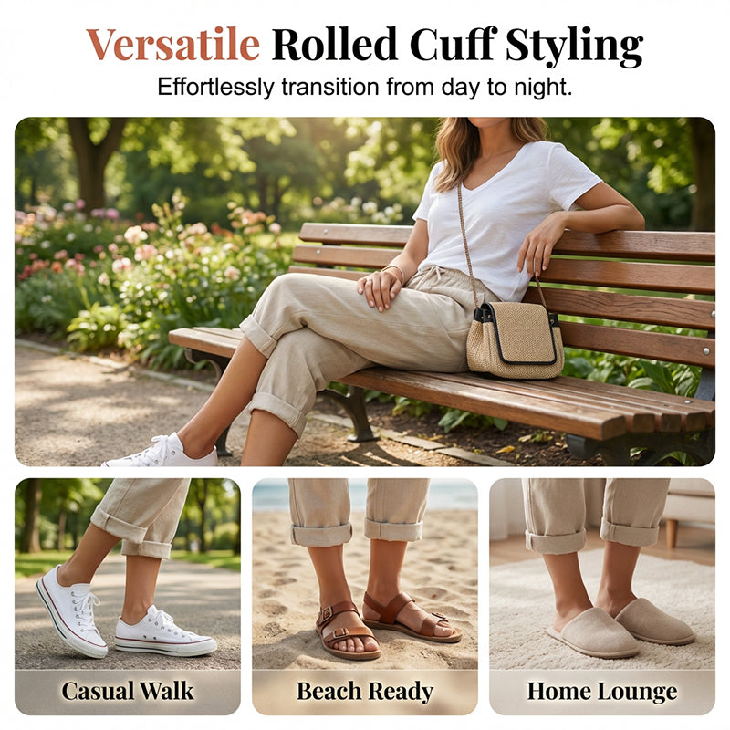 Florel – Breathable Drawstring Capris – image 6