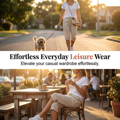 Florel – Breathable Drawstring Capris – image 7