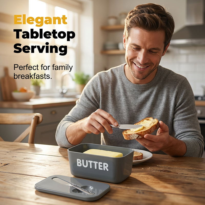 ButterNest – Large Butter Dish with Lid & Knife – image 20