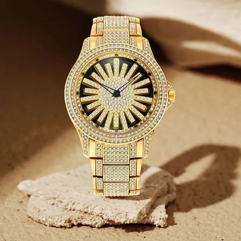 CrownElite – Luxury Rotating Diamond Style Watch – image 2