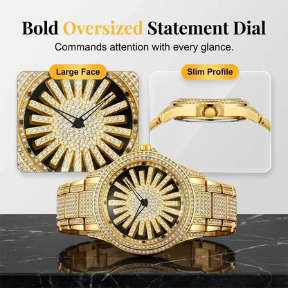 CrownElite – Luxury Rotating Diamond Style Watch – image 3