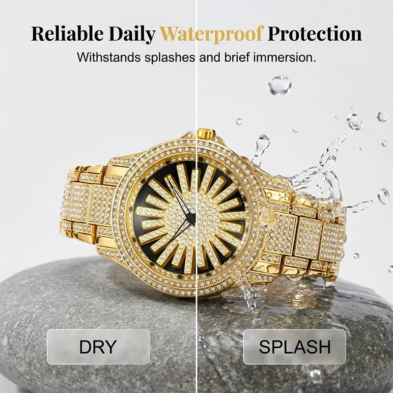 CrownElite – Luxury Rotating Diamond Style Watch – image 5