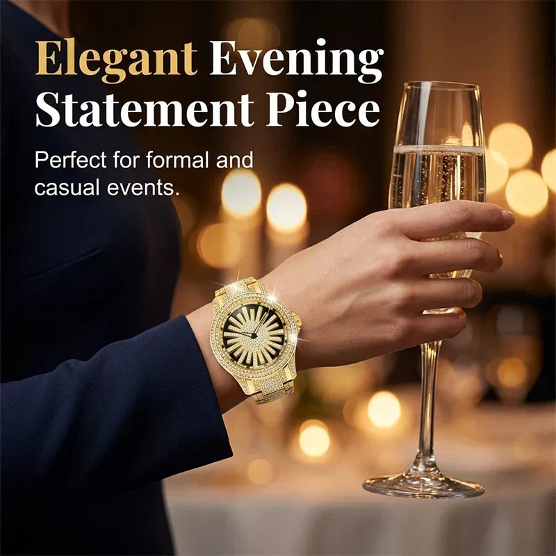 CrownElite – Luxury Rotating Diamond Style Watch – image 7