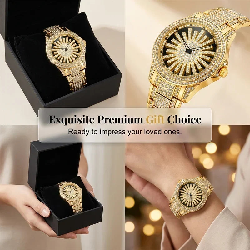CrownElite – Luxury Rotating Diamond Style Watch – image 8